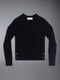 CHILDREN'S COTTON CABLE KNIT PULLOVER - NAVY