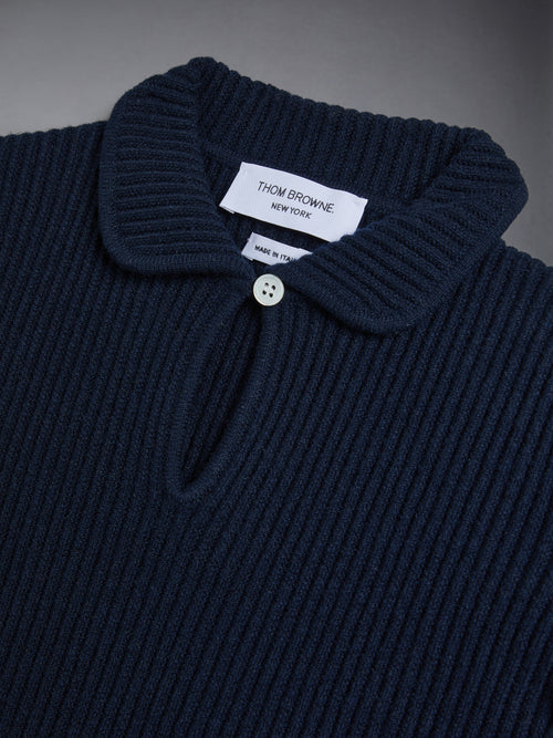 CHILDREN'S WOOL CASHMERE KNIT POLO