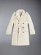 CHILDREN'S WATERPROOF COTTON TWILL TRENCH COAT - KHAKI