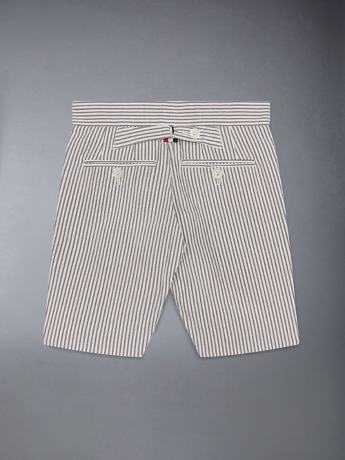 Children's Cotton Seersucker Bermuda Short