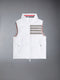 CHILDREN'S DOWN FILL RIPSTOP 4-BAR VEST - WHITE