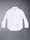 CHILDREN'S OXFORD 4-BAR SHIRT - WHITE