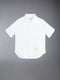 Children's Oxford Round Collar Shirt - WHITE