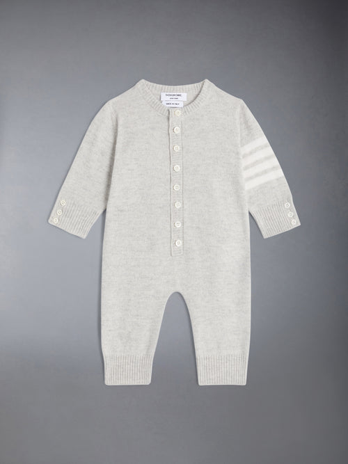 CASHMERE 4-BAR BABY ONESIE