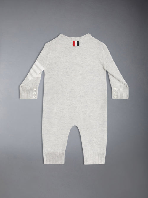 CASHMERE 4-BAR BABY ONESIE