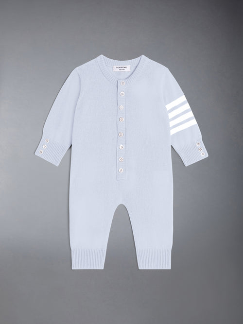 CASHMERE 4-BAR BABY ONESIE