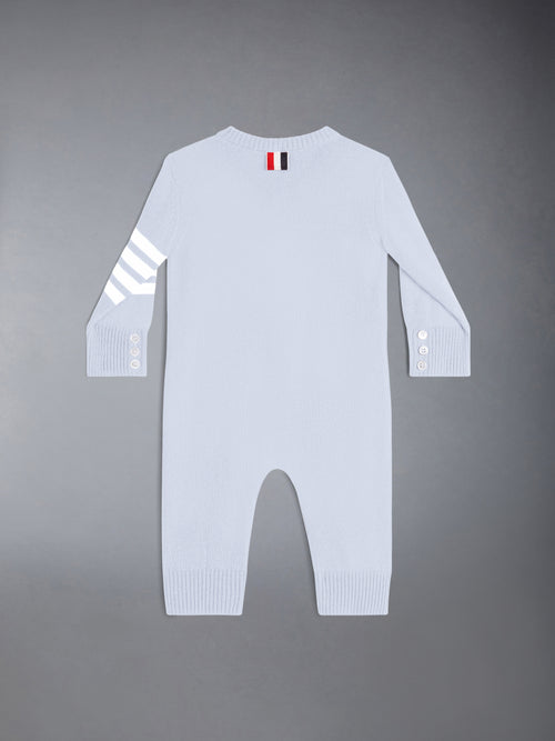 CASHMERE 4-BAR BABY ONESIE