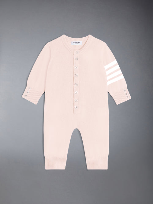 CASHMERE 4-BAR BABY ONESIE