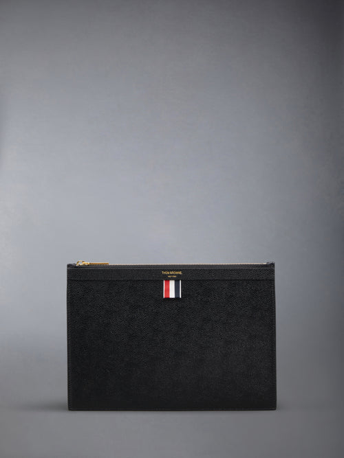 PEBBLE GRAIN SMALL DOCUMENT HOLDER