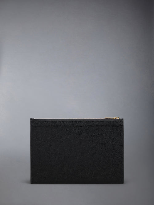 PEBBLE GRAIN SMALL DOCUMENT HOLDER