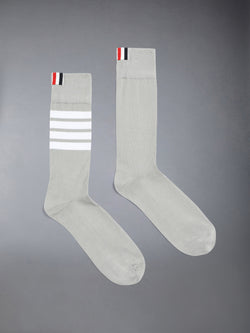 Lightweight Cotton 4-bar Mid Calf Socks