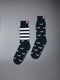 COTTON 4-BAR HECTOR MID CALF SOCKS - NAVY