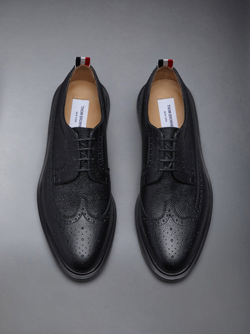 PEBBLE GRAIN RUBBER SOLE LONGWING BROGUE