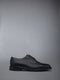 Pebble Lucido Goodyear Leather Sole Classic Longwing Brogue - BLACK