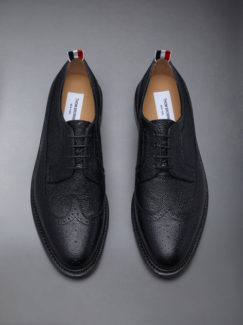 Pebble Lucido Goodyear Leather Sole Classic Longwing Brogue