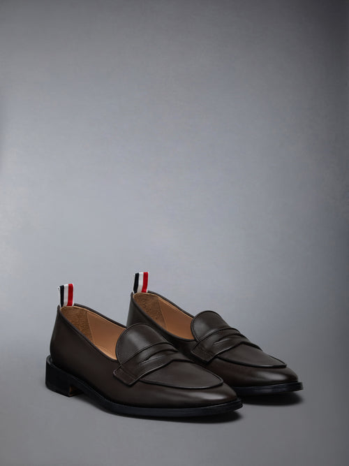 VITELLO CALF LEATHER VARSITY PENNY LOAFER