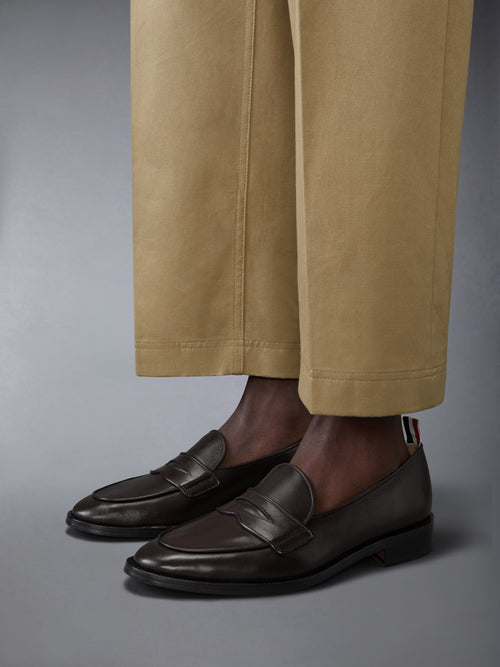 VITELLO CALF LEATHER VARSITY PENNY LOAFER