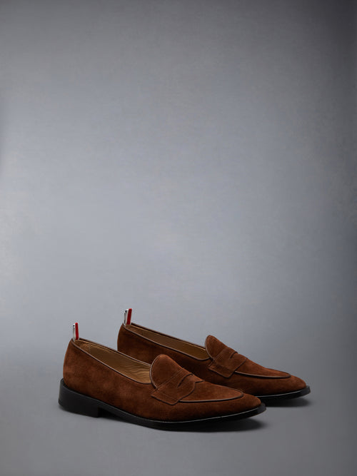 SUEDE VARSITY PENNY LOAFER