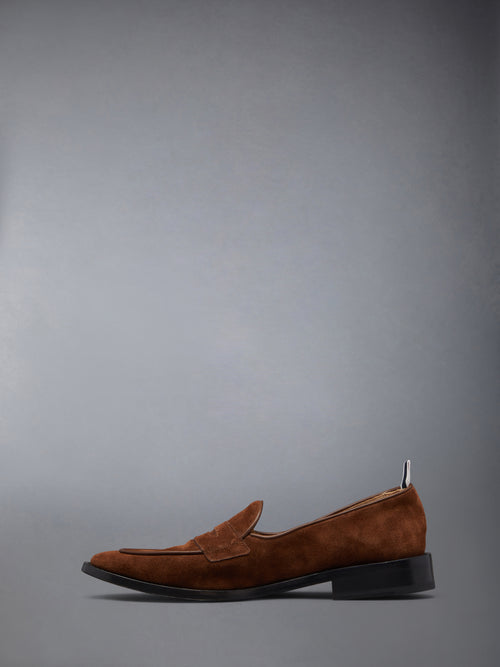 SUEDE VARSITY PENNY LOAFER