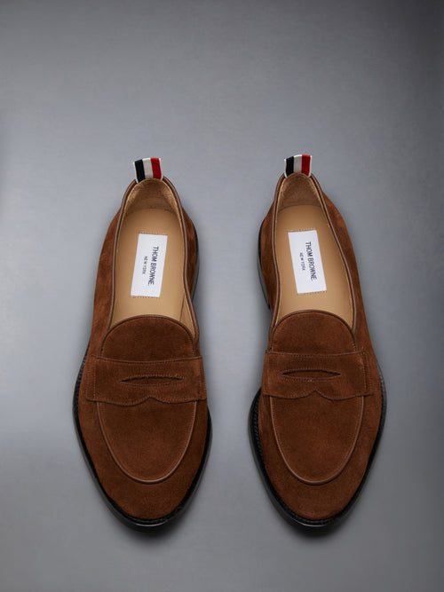 SUEDE VARSITY PENNY LOAFER