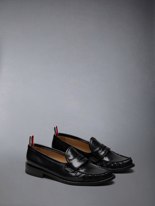 SPAZZOLATO PLEATED VARSITY LOAFER