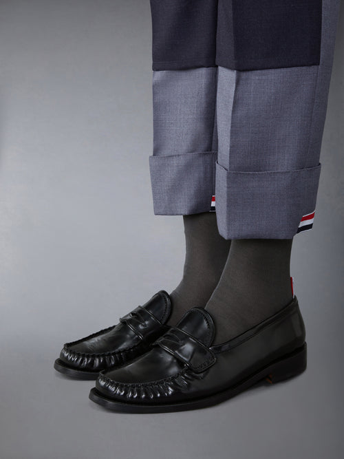 SPAZZOLATO PLEATED VARSITY LOAFER