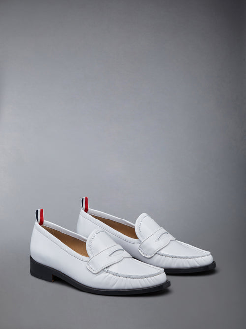 SPAZZOLATO PLEATED VARSITY LOAFER