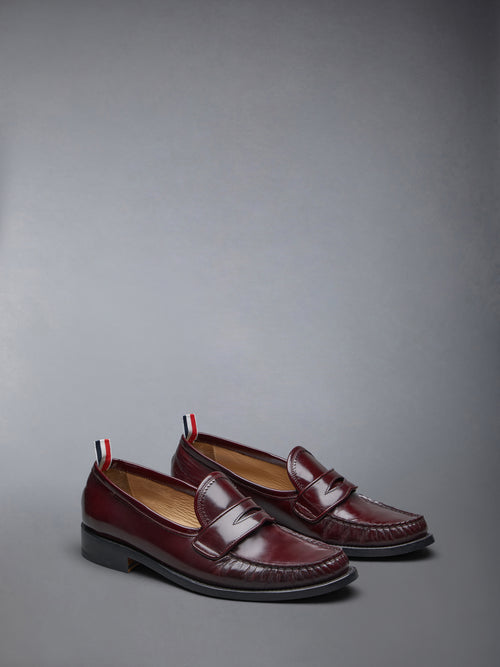 SPAZZOLATO PLEATED VARSITY LOAFER