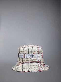 DECONSTRUCTED TWEED BUCKET HAT