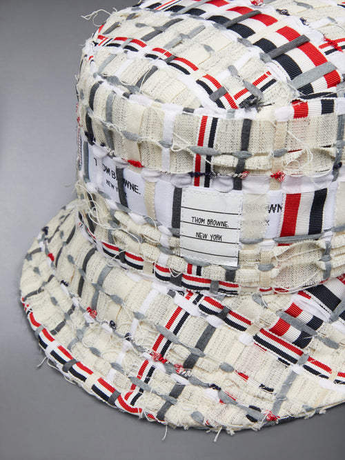 DECONSTRUCTED TWEED BUCKET HAT