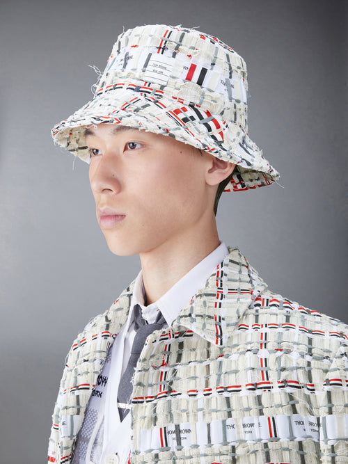 DECONSTRUCTED TWEED BUCKET HAT