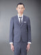 PLAIN WEAVE SUITING 4-BAR CLASSIC SPORT COAT - DARK GREY