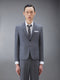 TWILL HIGH ARMHOLE SPORT COAT - MED GREY