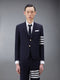 PLAIN WEAVE 4-BAR HIGH ARMHOLE SPORT COAT - 네이비