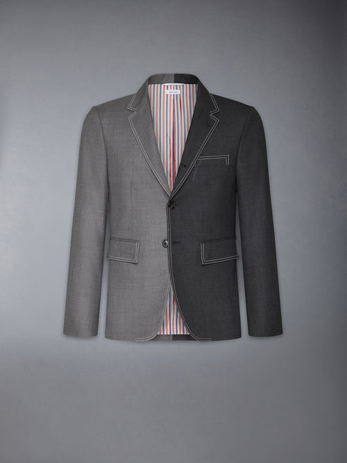 FUNMIX TWILL CONTRAST TOPSTITCHING CLASSIC SPORT COAT