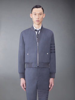 PLAIN WEAVE SUITING 4-BAR BLOUSON JACKET