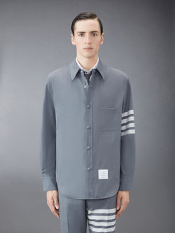 Plain Weave 4-Bar Shirt Jacket