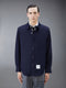 FLANNEL 4-BAR SHIRT JACKET - NAVY