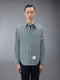 NYLON ARMBAND SHIRT JACKET - MED GREY