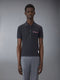 PIQUE POCKET POLO - DARK GREY