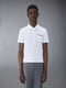 PIQUE POCKET POLO - WHITE