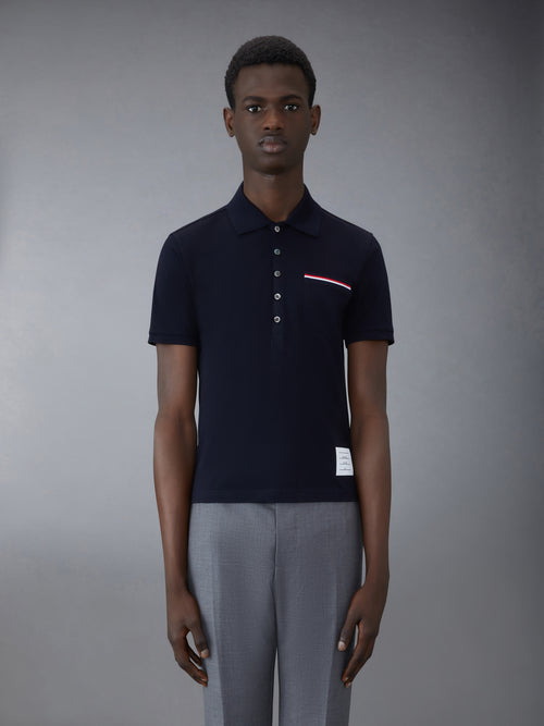 PIQUE POCKET POLO