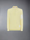 COTTON PIQUE 4-BAR POLO - YELLOW