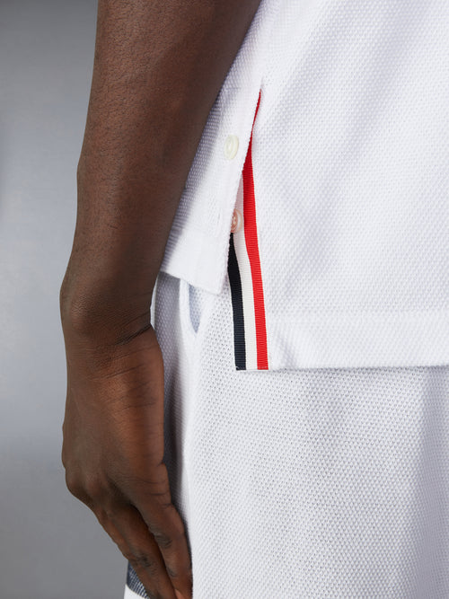 COTTON PIQUE 4-BAR POLO