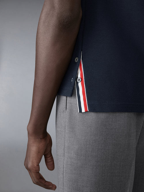 SILK PIQUE POCKET POLO