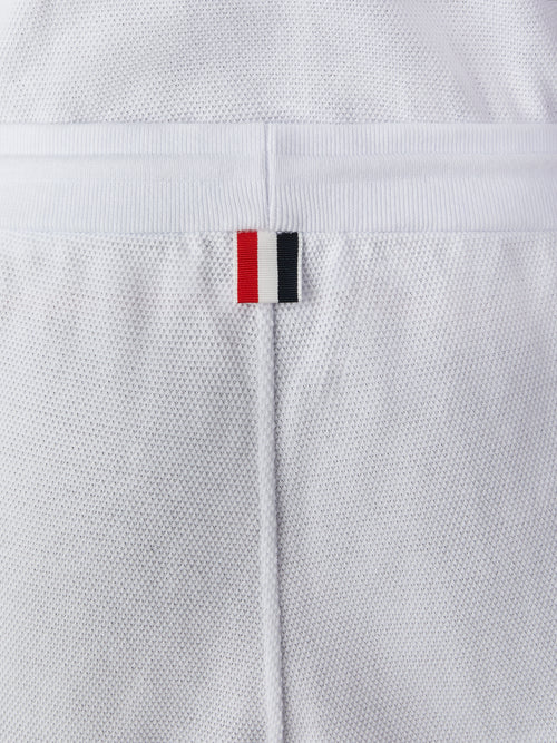 COTTON PIQUE 4-BAR SHORTS