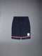 COTTON MID THIGH SHORTS - NAVY