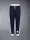 CLASSIC 4-BAR JERSEY LOOPBACK SWEATPANTS - NAVY