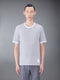 MEDIUM WEIGHT JERSEY RINGER TEE - LT GREY