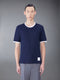 MEDIUM WEIGHT JERSEY RINGER TEE - NAVY